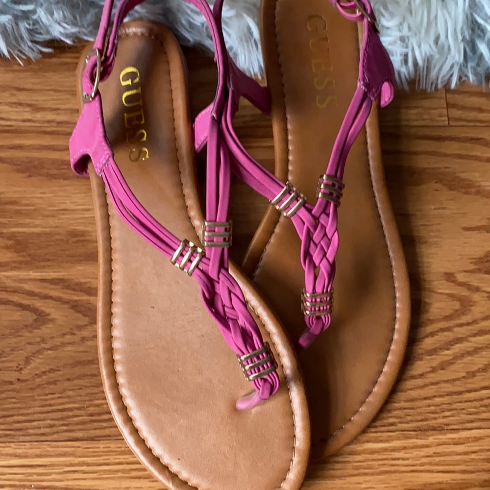 Guess pink sandals